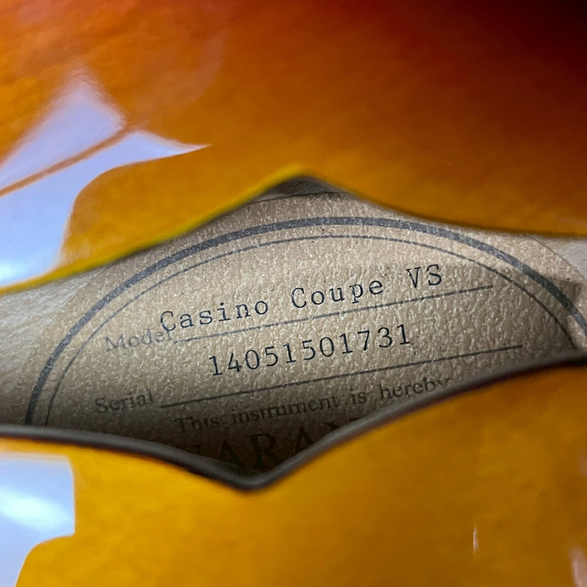 Epiphone Casino Coupe VS
