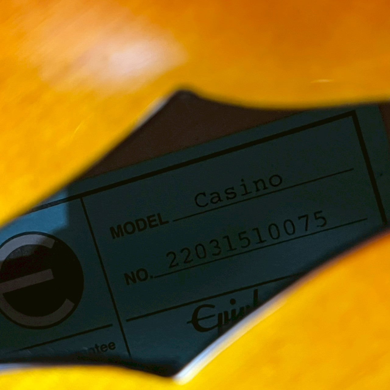 Epiphone Casino 2022