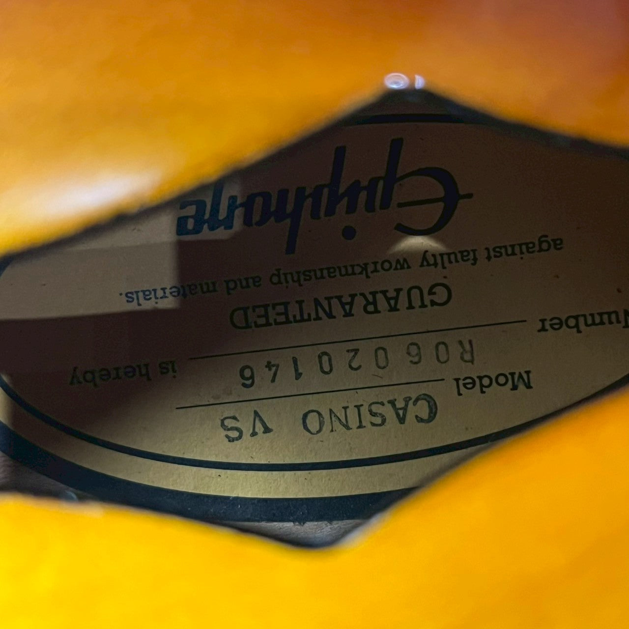 Epiphone Korea Casino VS