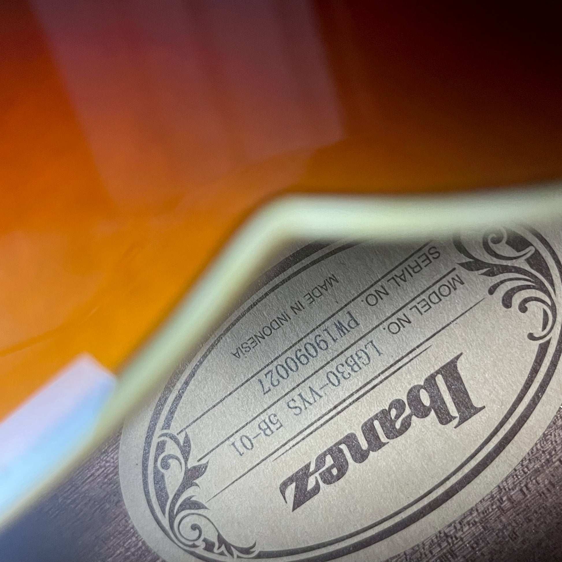 Ibanez LGB30-VYS 2019