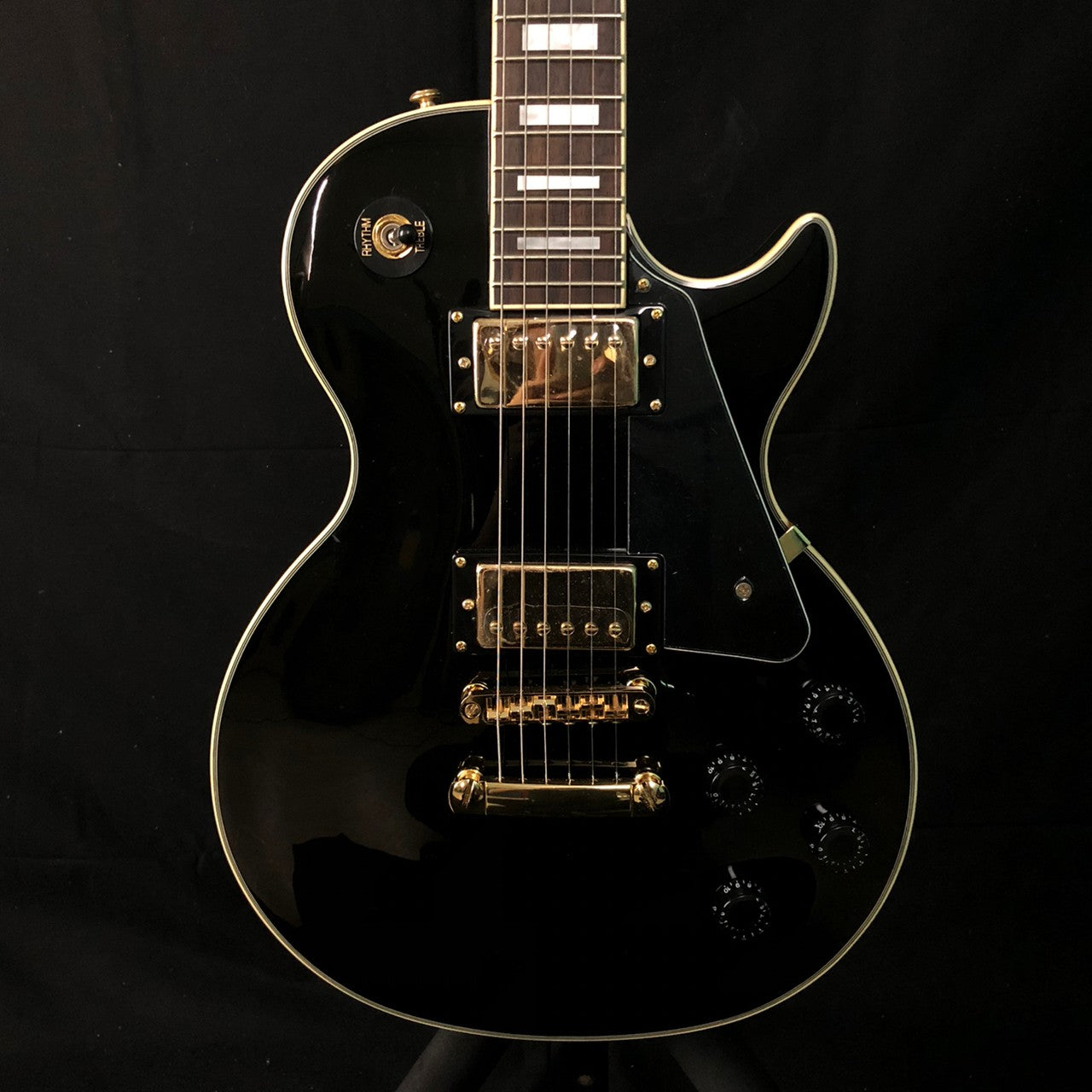 BUSKER'S Les Paul Custom Ebony
