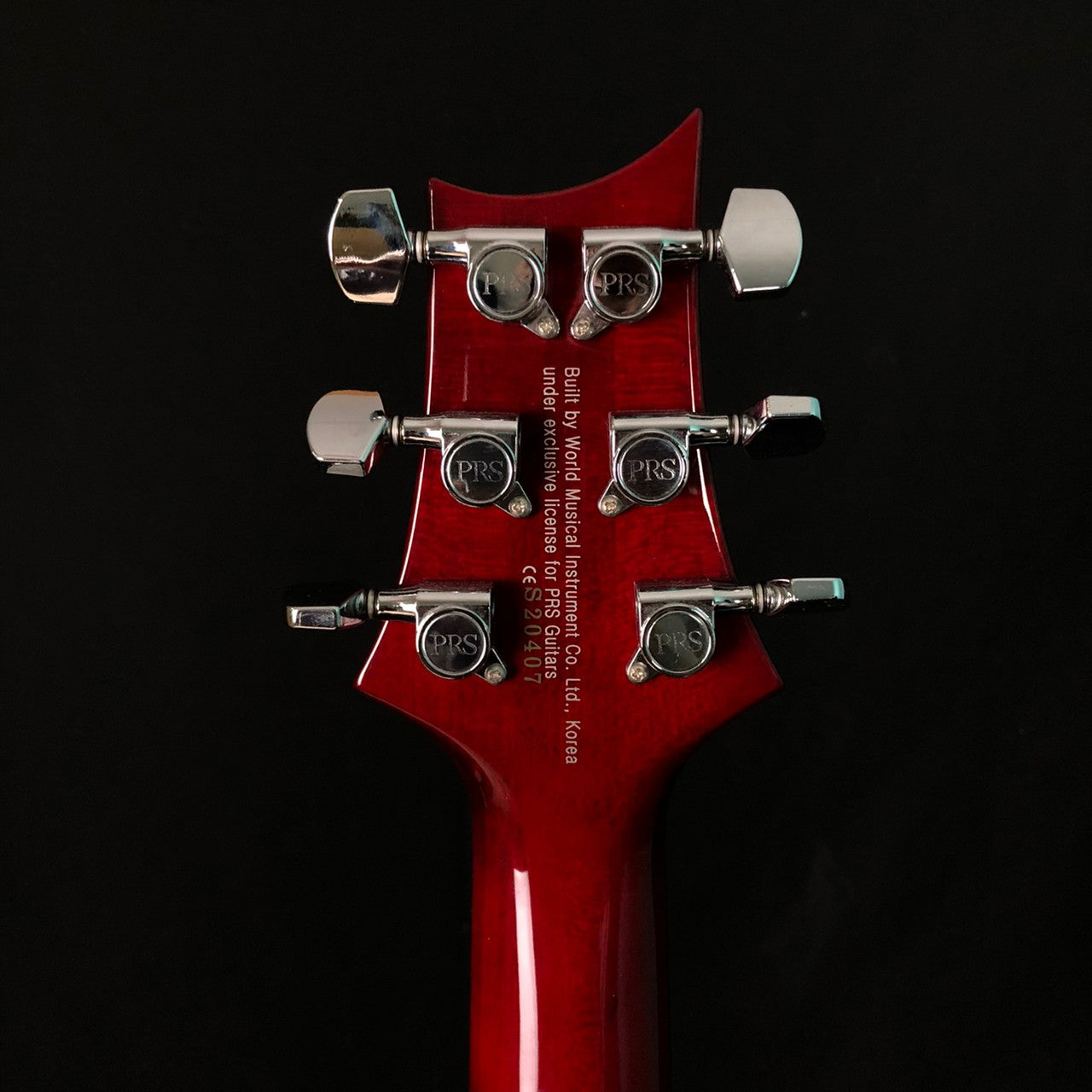 PRS SE Custom 24 Fire Red Burst