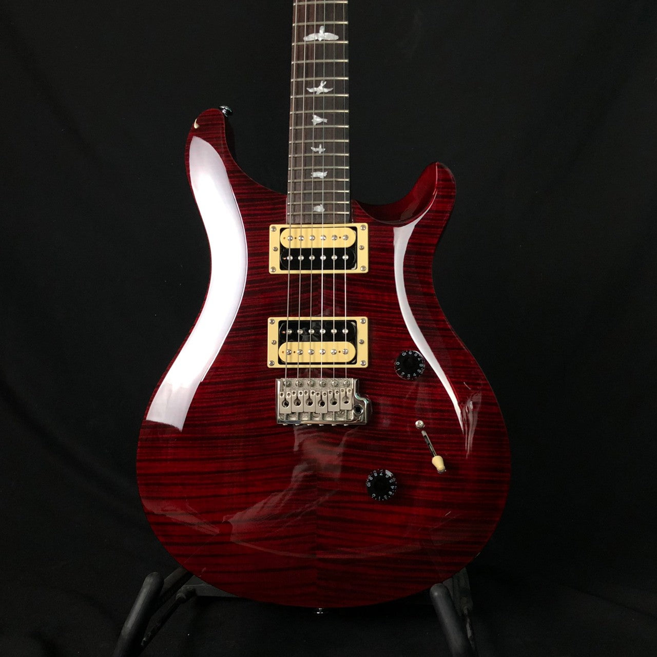 PRS SE Custom 24 Fire Red Burst